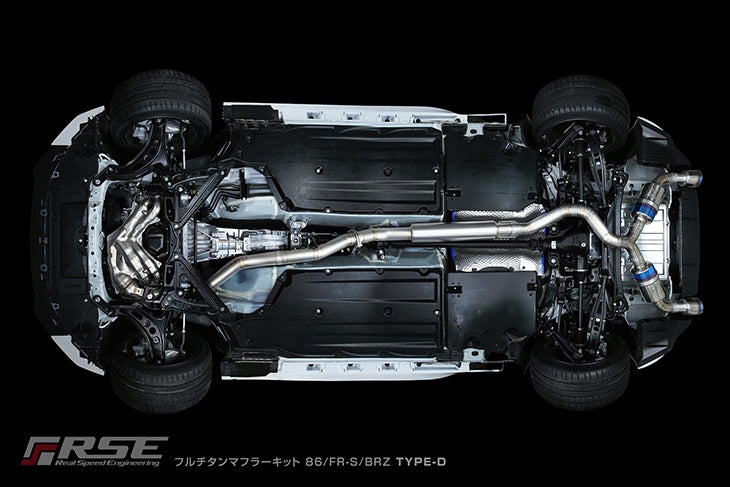 Full Titanium Exhaust GR86/FR-S/BRZ TYPE-D - RSE