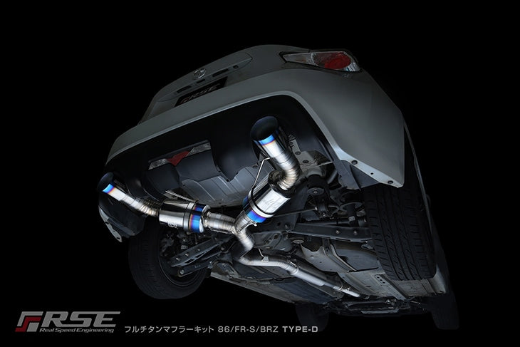 Full Titanium Exhaust GR86/FR-S/BRZ TYPE-D - RSE