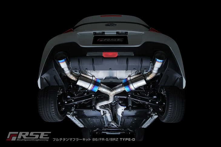 Full Titanium Exhaust GR86/FR-S/BRZ TYPE-D - RSE