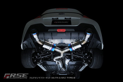 Full Titanium Exhaust GR86/FR-S/BRZ TYPE-D - RSE