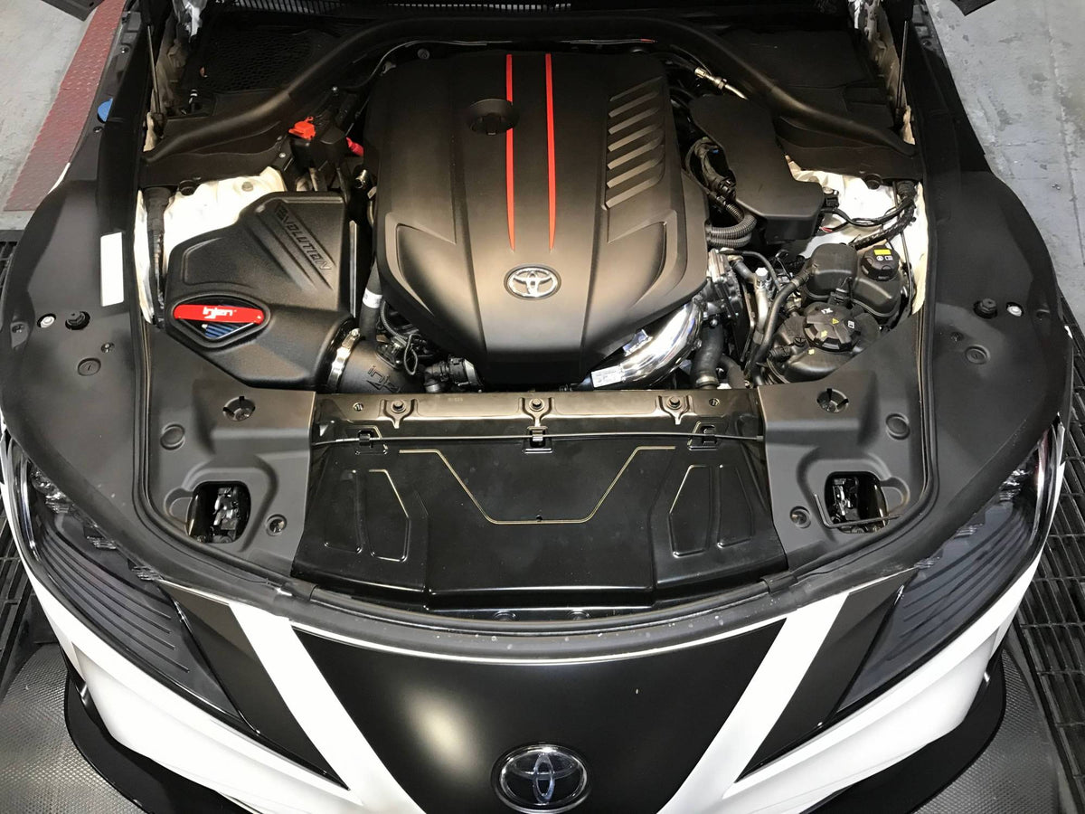 Injen charge pipe polished installed