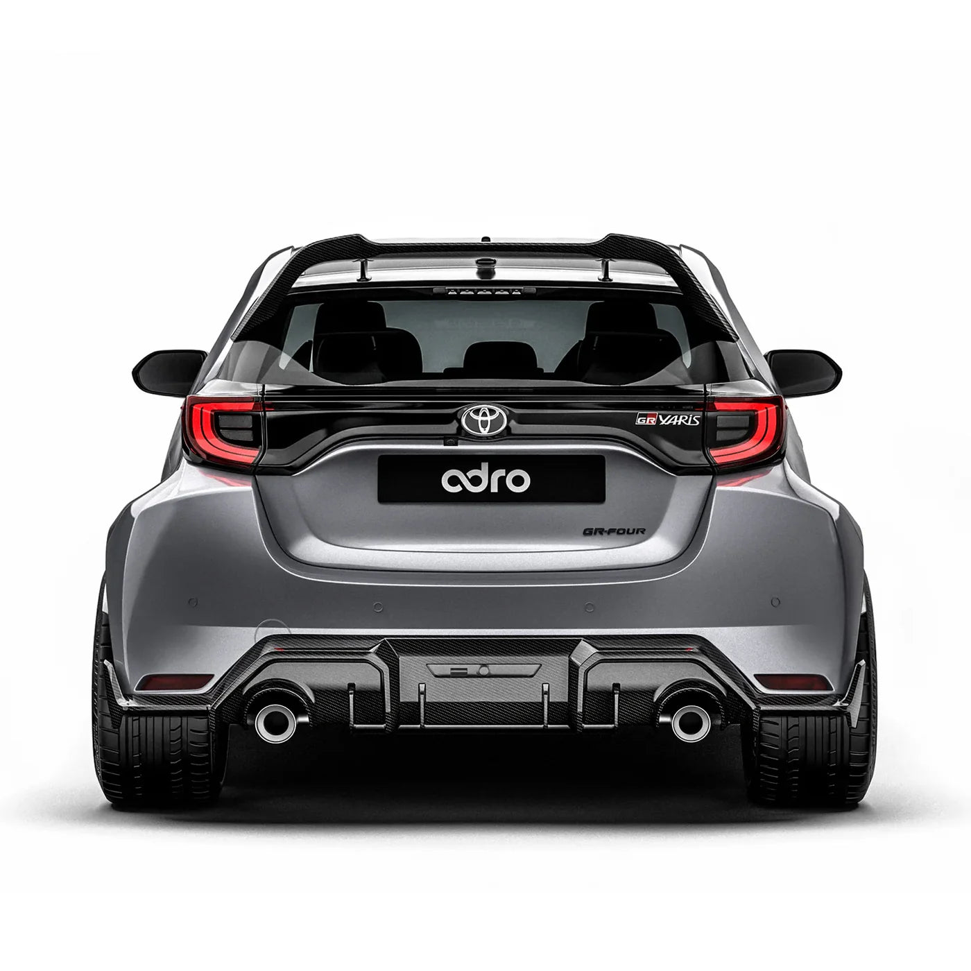 ADRO Carbon Fiber Rear Diffuser – Toyota GR Yaris (2020–2024)
