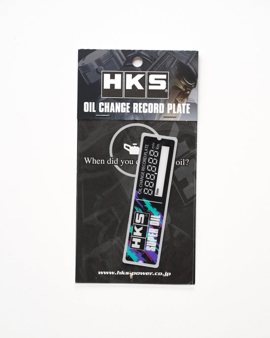 HKS Oil Service Sticker Reusable - JDM accessories decals