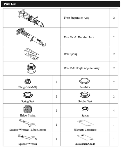 HKS Hipermax IV SP Coilover Suspension - Supra A90