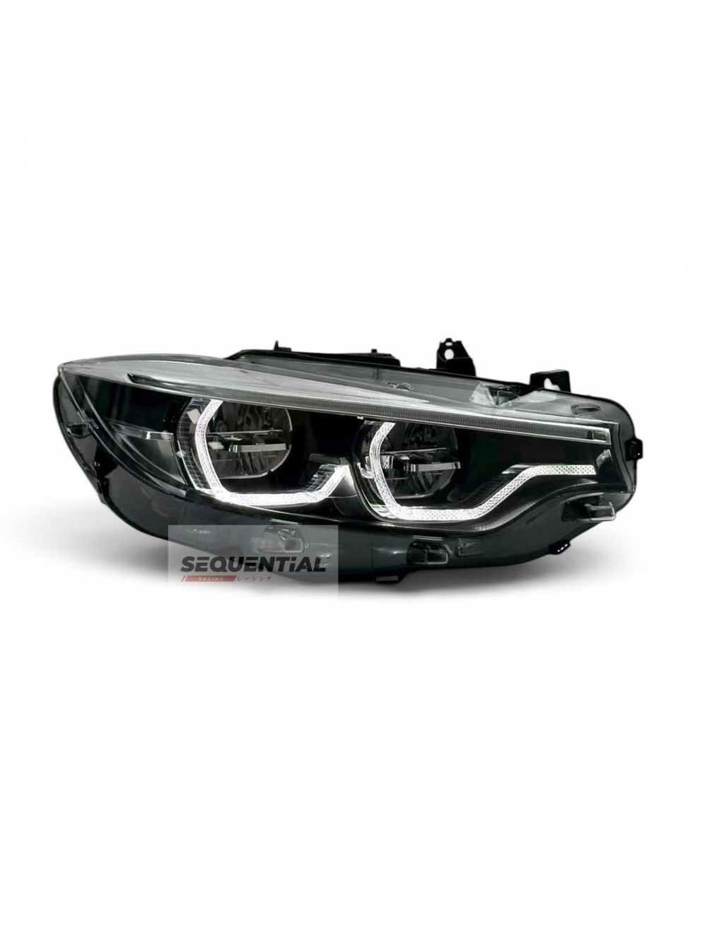 BMW F80 M3 F82 M4 IKON LCI Tri-Colour LED Headlights – White, CSL Yellow & Amber DRLs