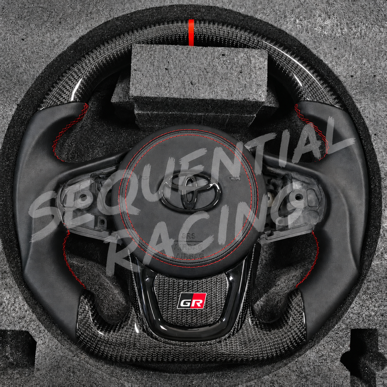 Custom Carbon Fiber Steering Wheel – Toyota GR Supra A90/A91 (RHD)
