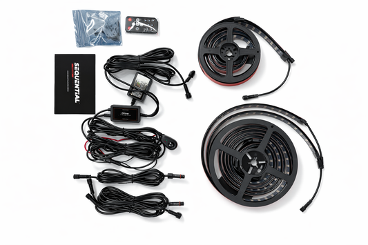 Sequential Racing SEQR Dual Row Underglow Kit – 15,000 Lumens RGBIC