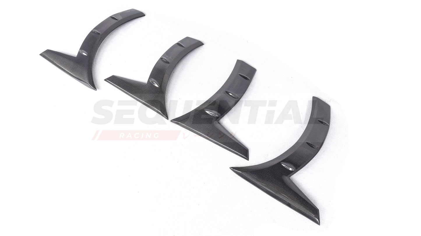 GR Supra Carbon Fender Overlay Manta Design