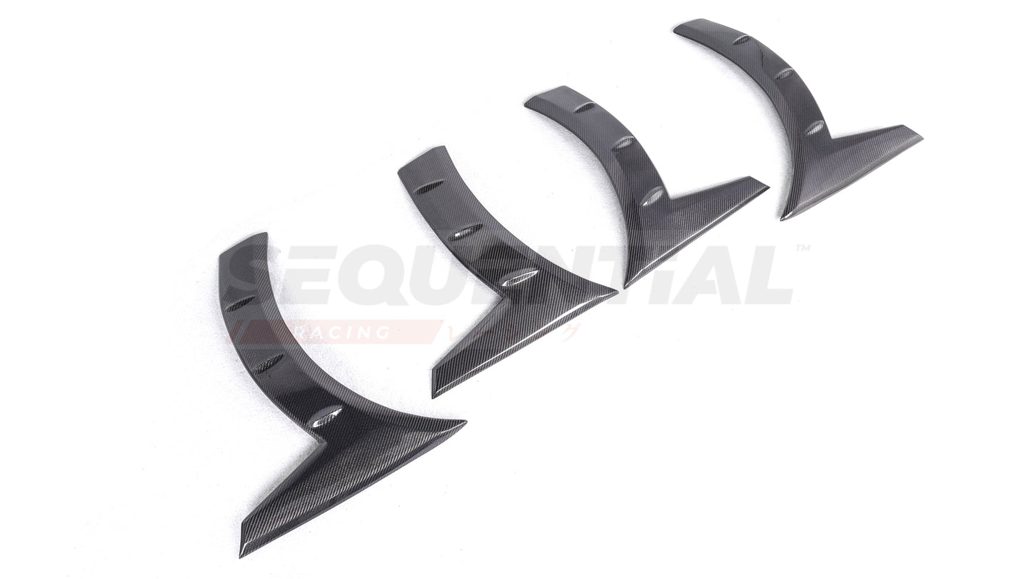 GR Supra Carbon Fender Overlay Manta Design