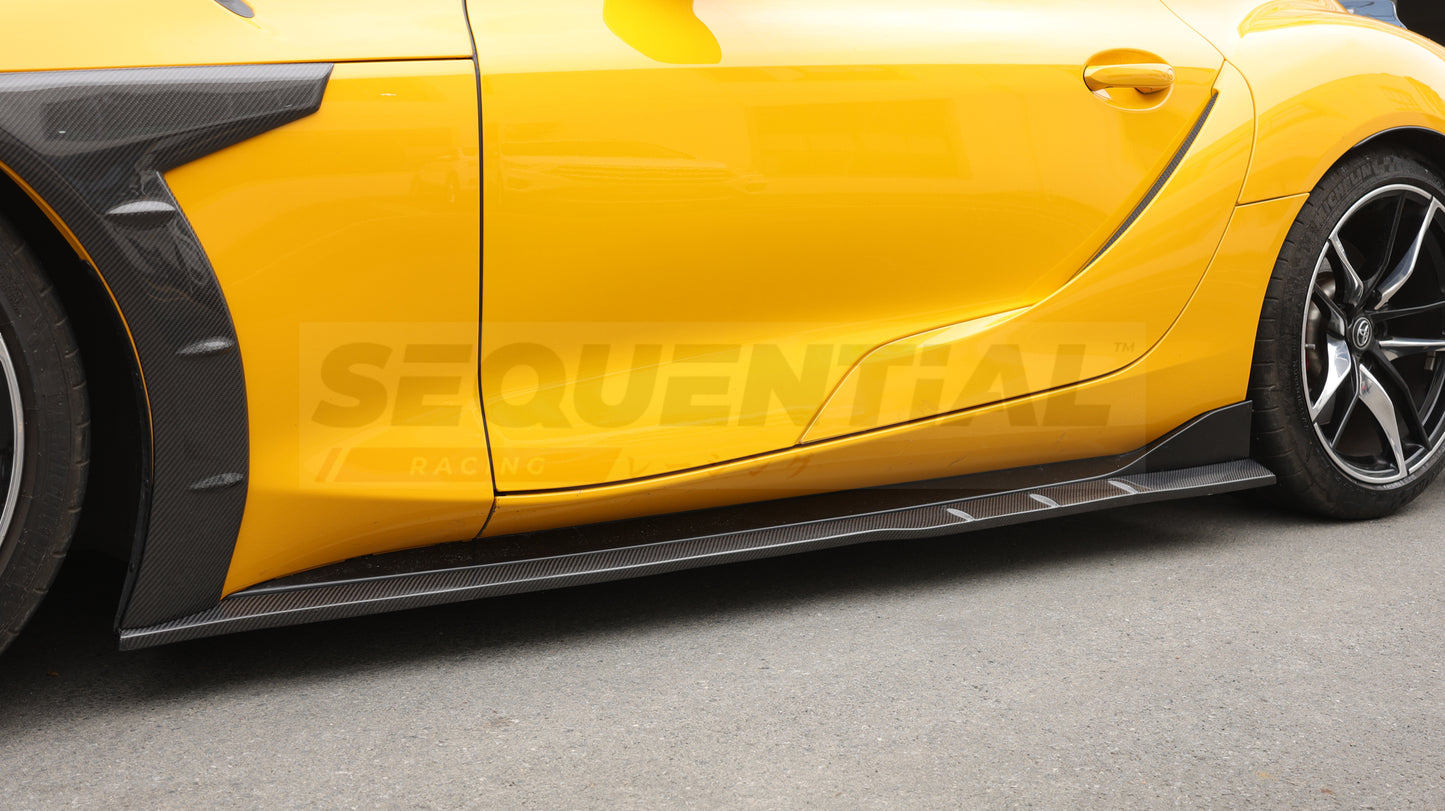 GR Supra Carbon Fender Overlay Manta Design