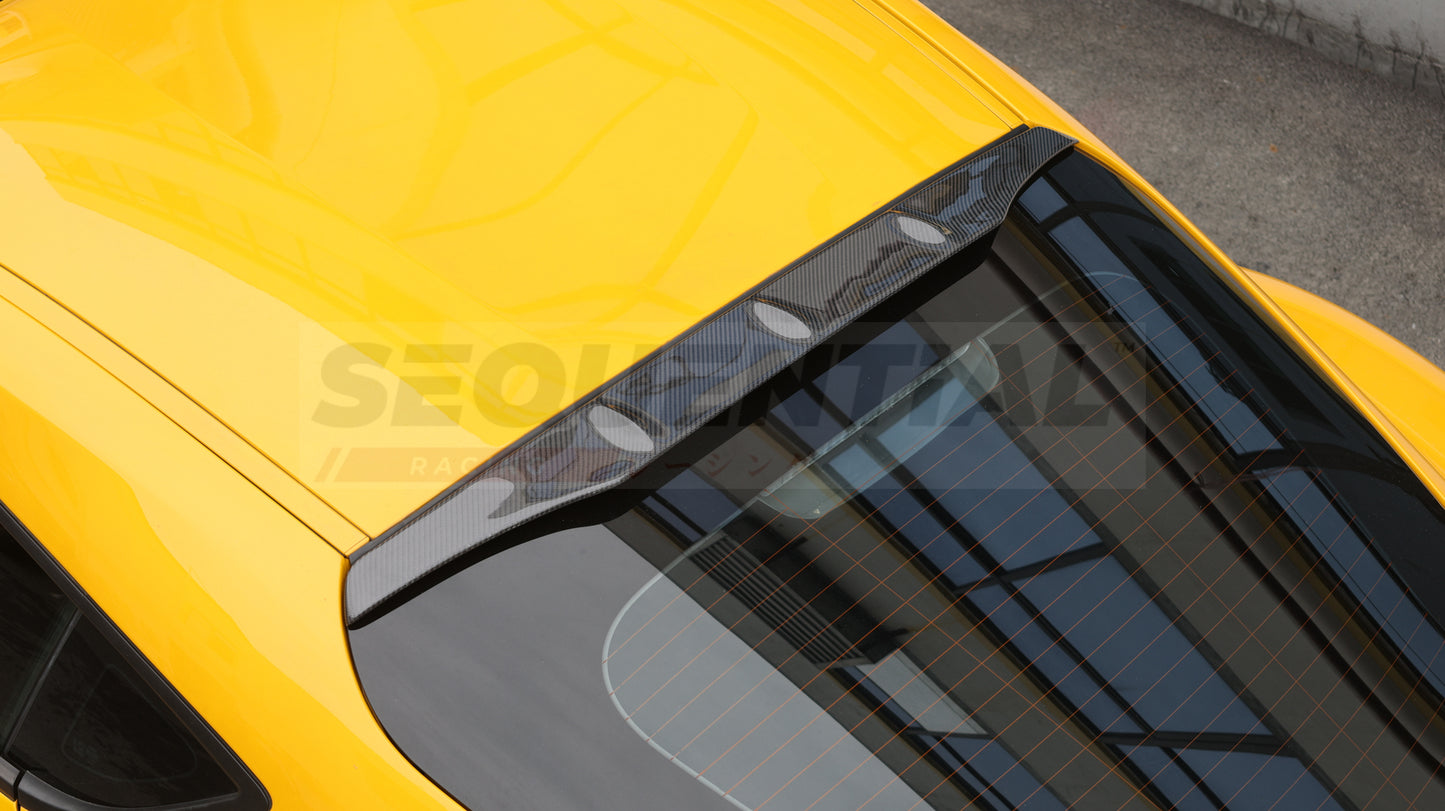 SEQR Rear Roof Spoiler in Carbon Fiber for  Supra A90