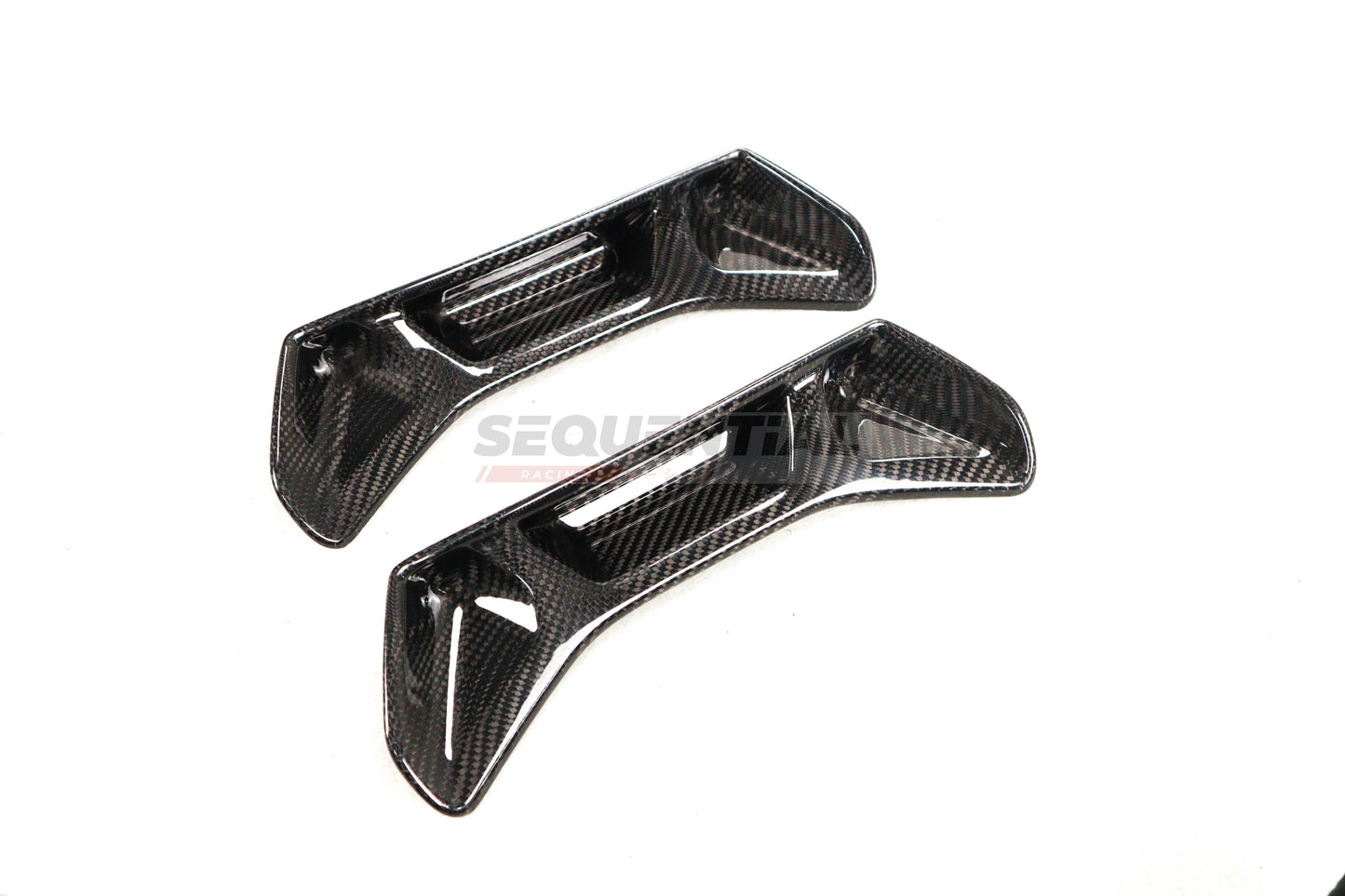 Seat Chrome Delete Covers – Carbon Fiber for Toyota GR Supra