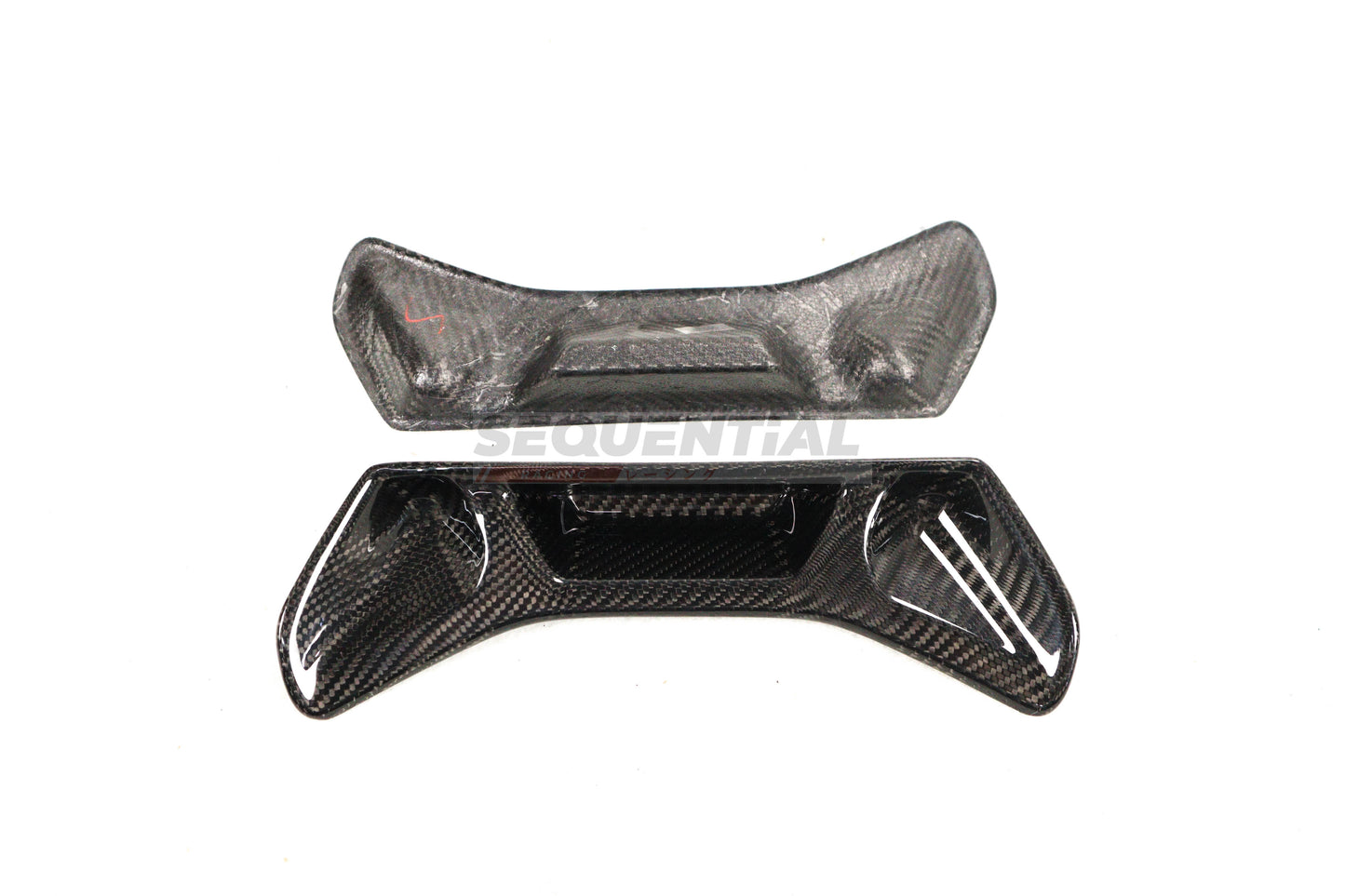 Seat Chrome Delete Covers – Carbon Fiber for Toyota GR Supra
