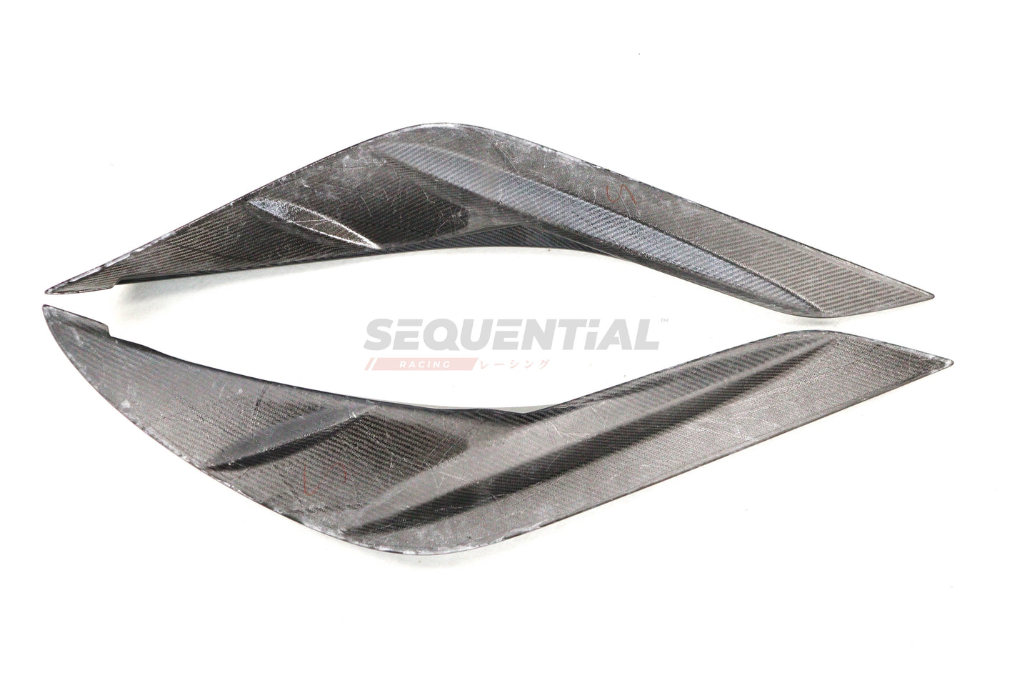 MK5 A90 A91 SUPRA DOOR PANEL GARNISH - TRD STYLE DRY CARBON FIBER