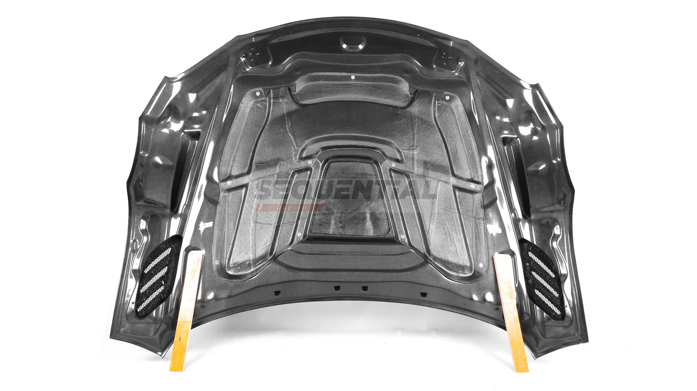 Varis Style Arising-I Vented Hood (Full Carbon Fiber) for Toyota GR Supra MK5 A90/A91