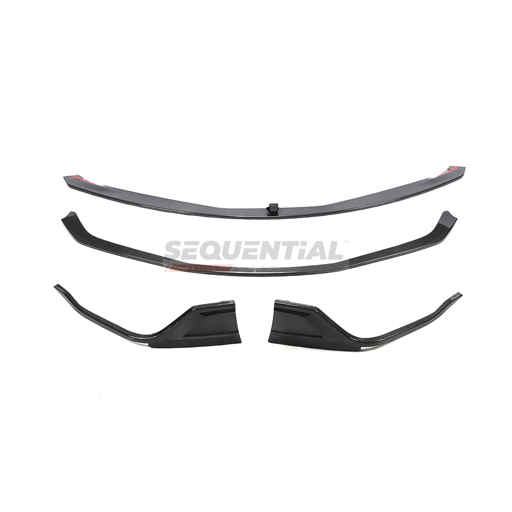 M’Z Speed Style Carbon Fiber Front Lip for Toyota GR Supra A90/A91