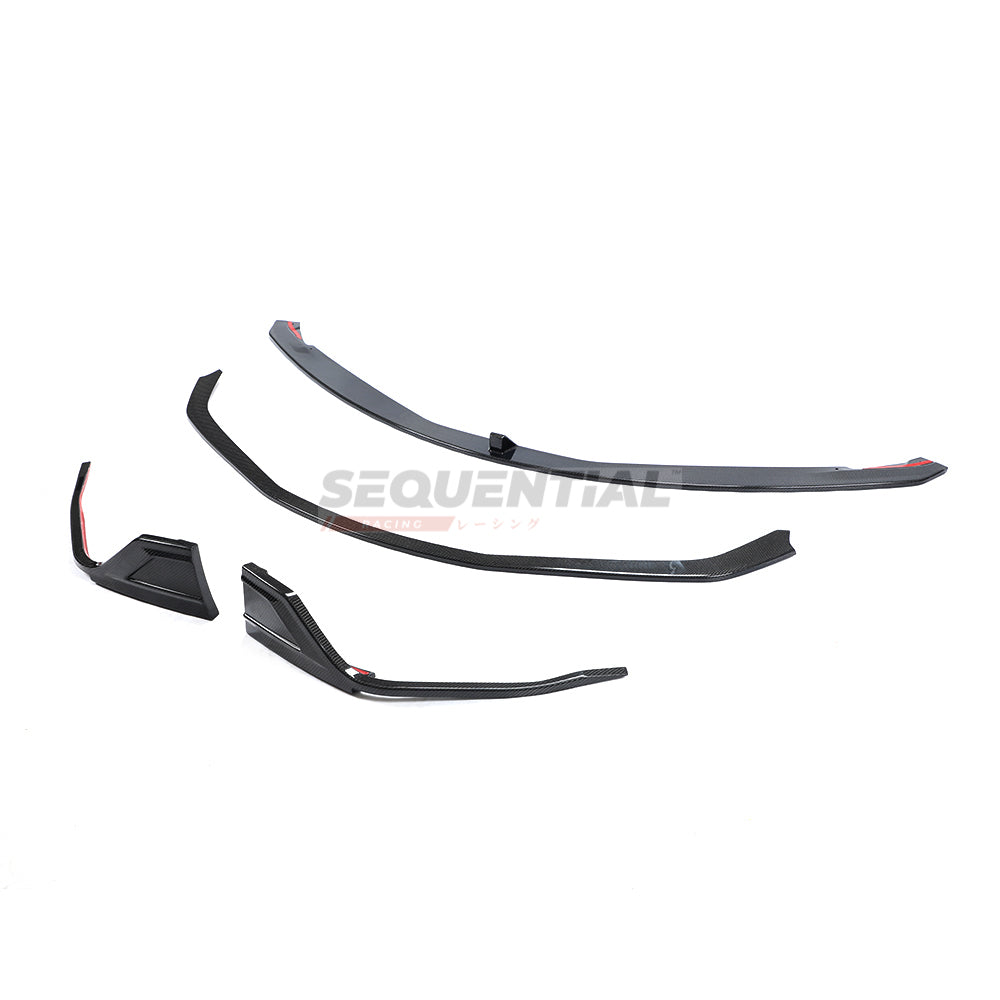 M’Z Speed Style Carbon Fiber Front Lip for Toyota GR Supra A90/A91