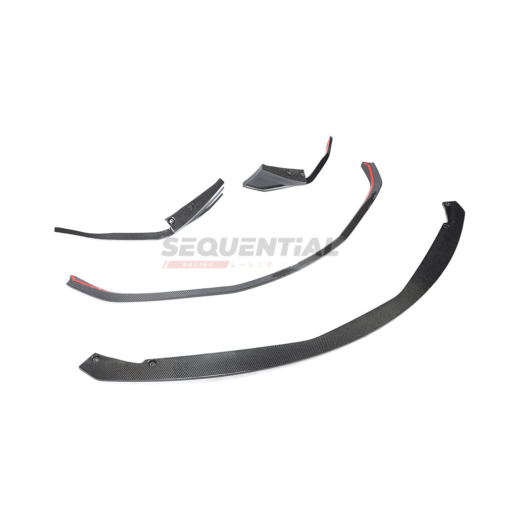 M’Z Speed Style Carbon Fiber Front Lip for Toyota GR Supra A90/A91