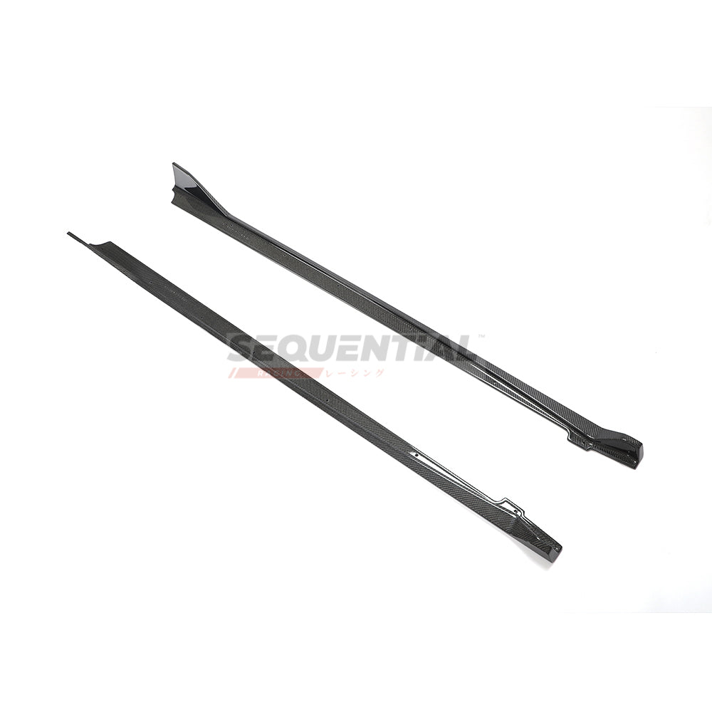 M'Z Speed Style Carbon Fiber Side Skirts for Toyota GR Supra A90/A91