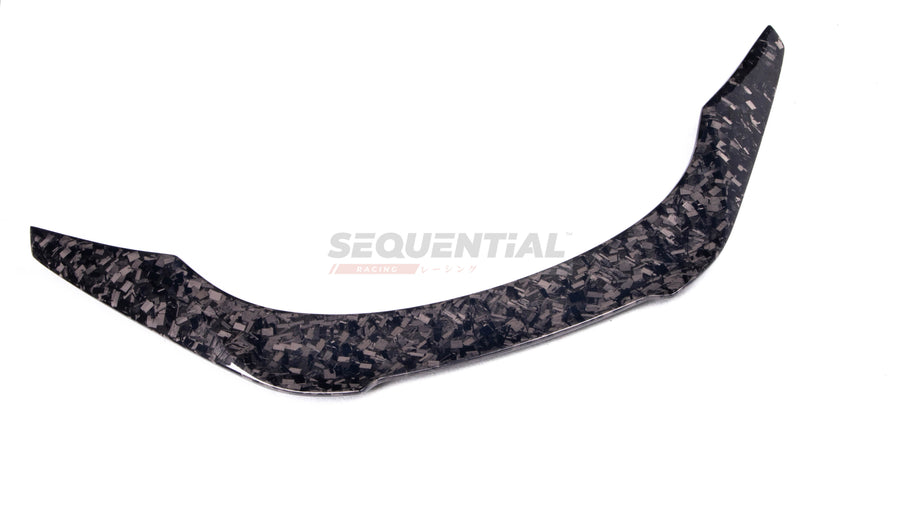 V Style Tail Wing Rear Spoiler in Forged Carbon for Toyota GR Supra