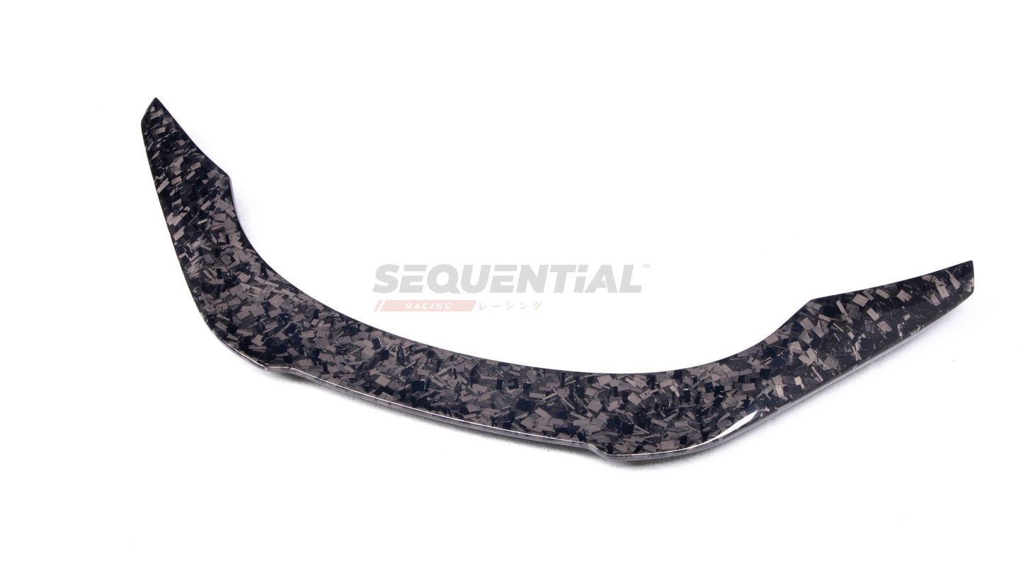 V Style Tail Wing Rear Spoiler in Forged Carbon for Toyota GR Supra