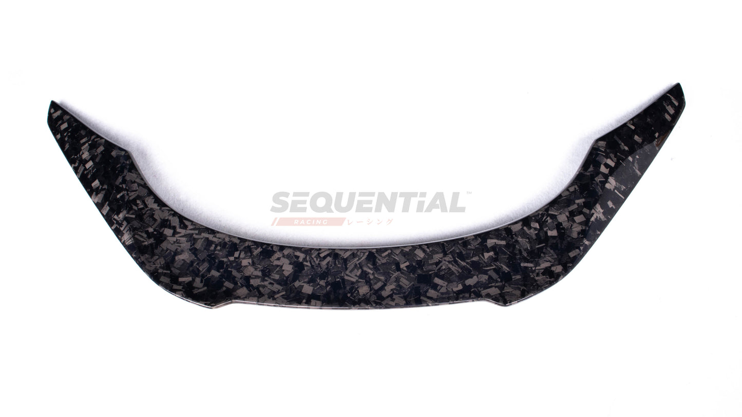 V Style Tail Wing Rear Spoiler in Forged Carbon for Toyota GR Supra