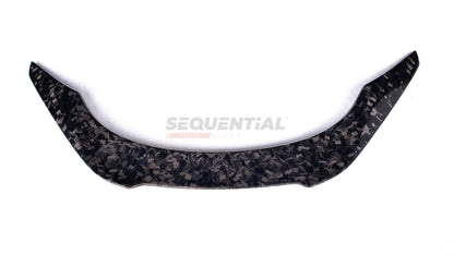 V Style Tail Wing Rear Spoiler in Forged Carbon for Toyota GR Supra