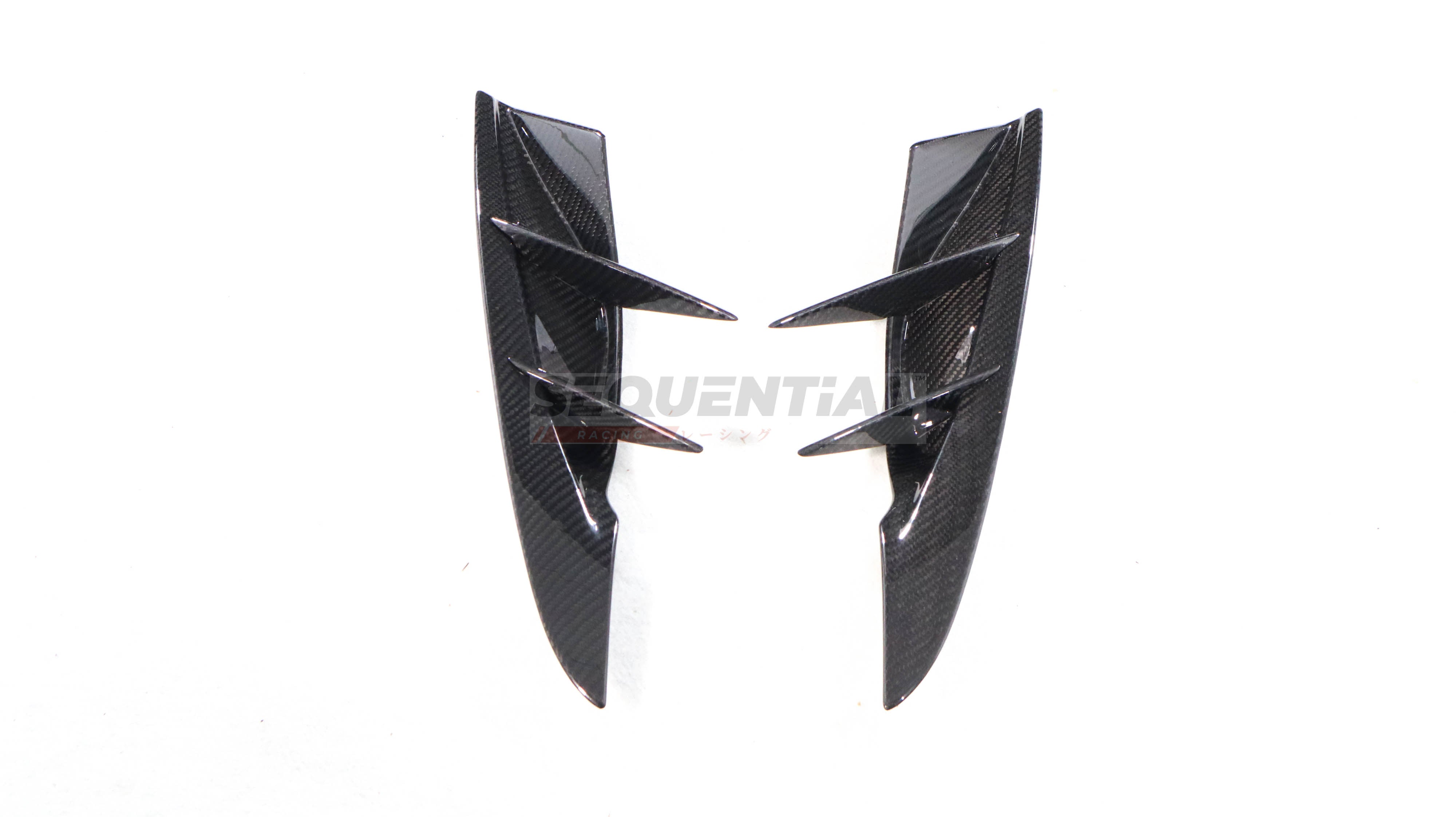 FRONT BUMPER AERO VENT DIFFUSERS CANARDS 2P - TOYOTA GR SUPRA