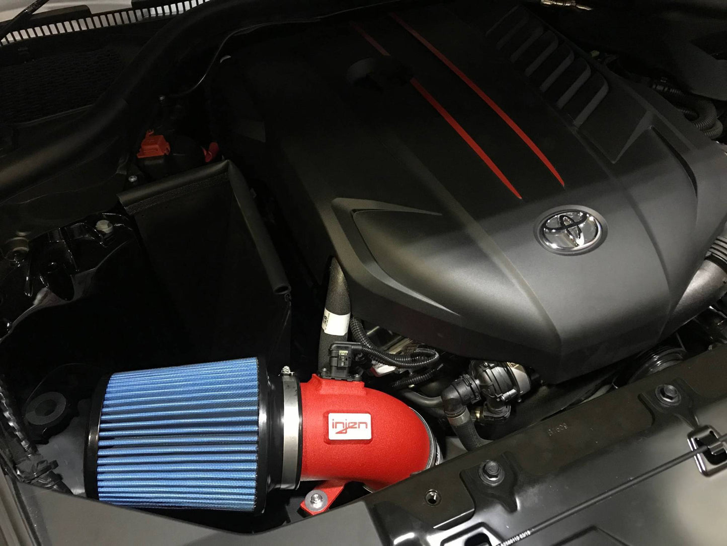 Cold Air Intake System SP2300 Injen (Red) - Toyota GR supra