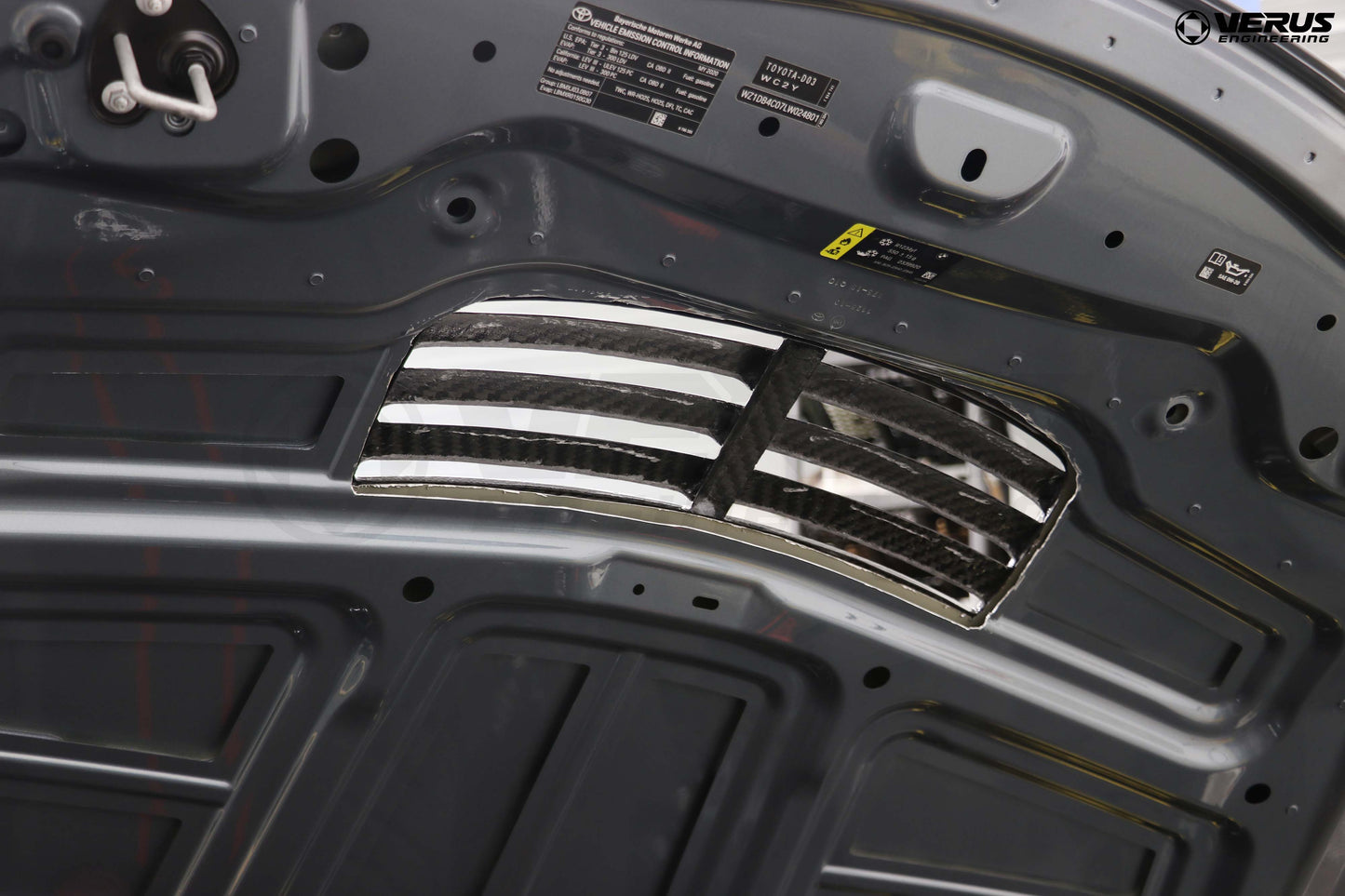Verus Engineering Carbon Hood Louver Kit for Supra(MK5)