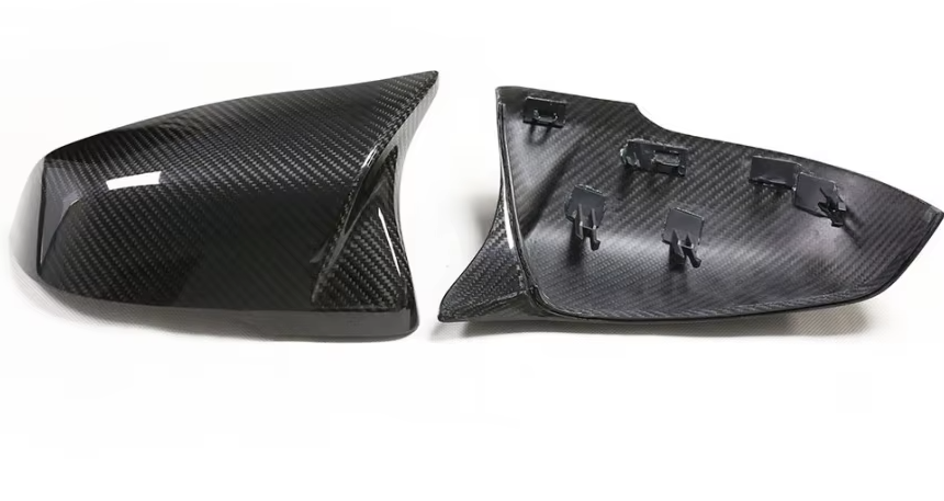 M Style Side Mirror Caps (Full Dry Carbon Fiber) for Toyota GR Supra
