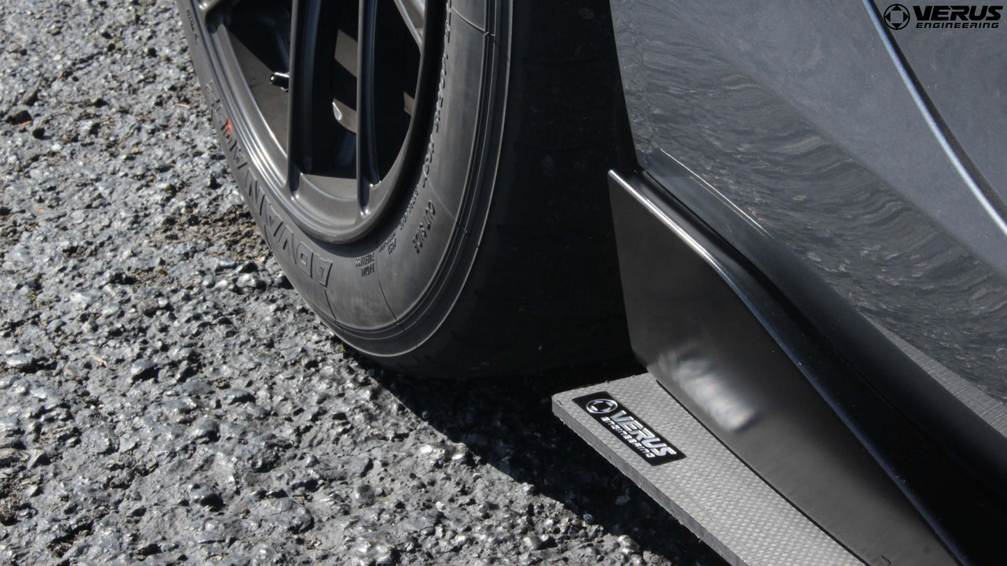 Verus Engineering Carbon Polyweave Side Splitter Kit for Toyota GR Supra A90/A91