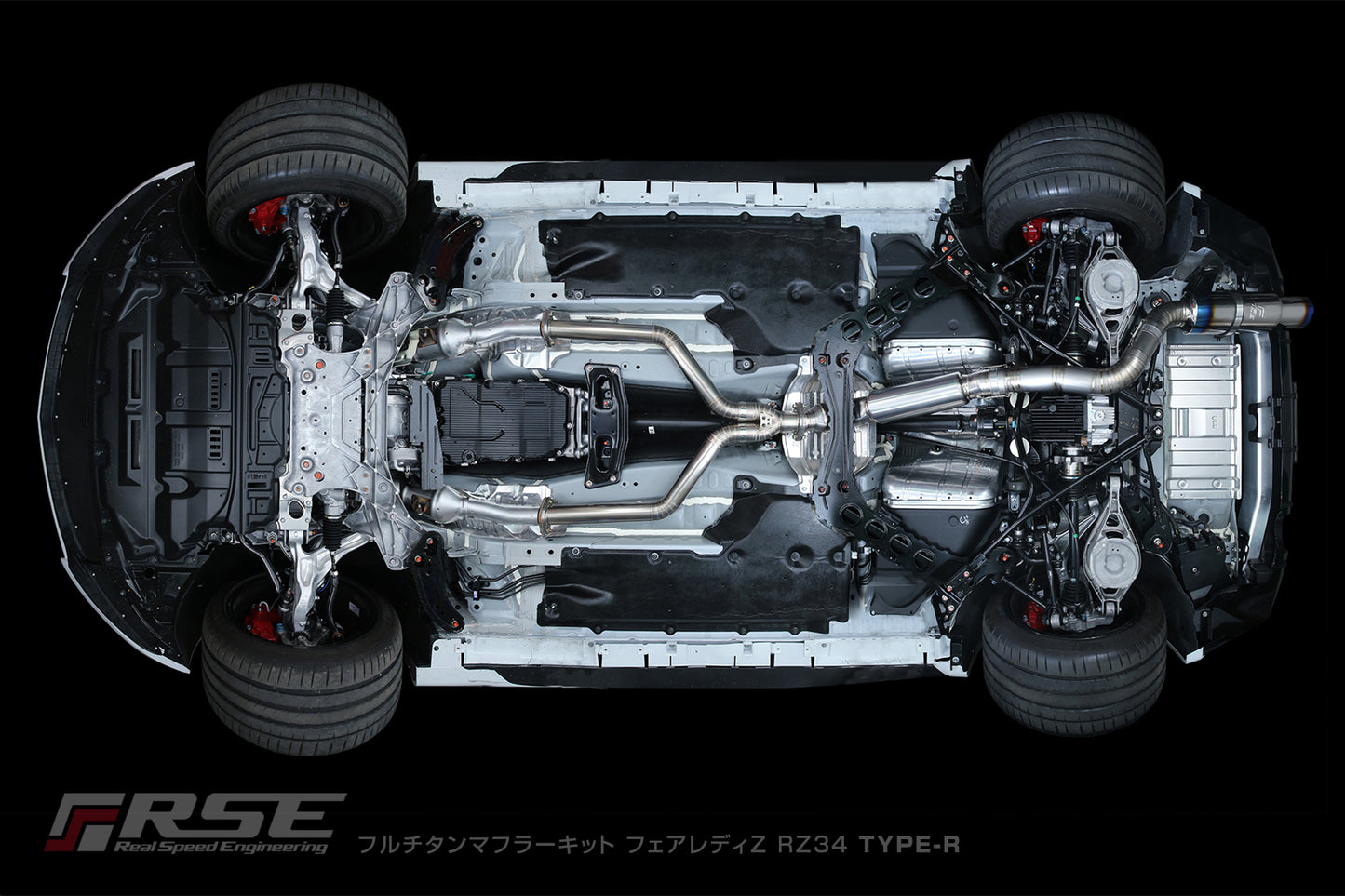 RSE Type R Single Exit Exhaust – Nissan Z / Z Nismo RZ34