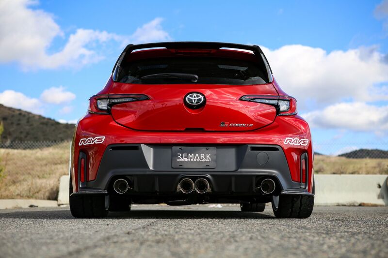 REMARK Toyota GR Corolla w/ Resonator Burnt Stainless Steel Catback Exhaust