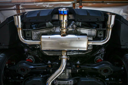 Remark 2023+ Toyota GR Corolla Elite Spec Cat-Back Exhaust Polished Burned TI Tips
