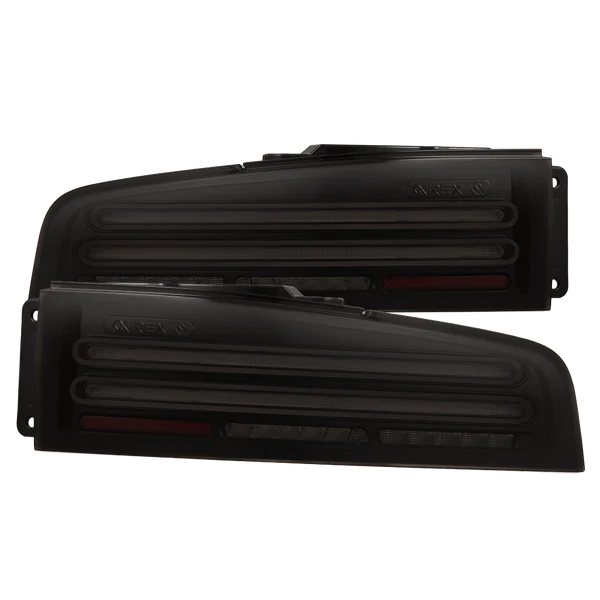 AlphaRex 23-25 Nissan Z Twin-Loop Style LED Tail Lights - Alpha Black
