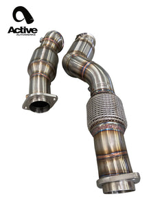 Active Autowerke S58 GESI Catted Downpipes – BMW G80 M3 / G82 M4 / G87 M2