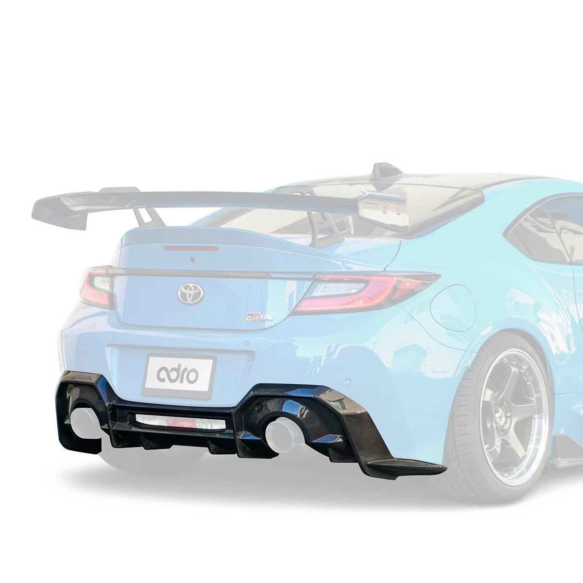 ADRO Carbon Fiber Rear Diffuser – Toyota GR86 / Subaru BRZ (2022+)