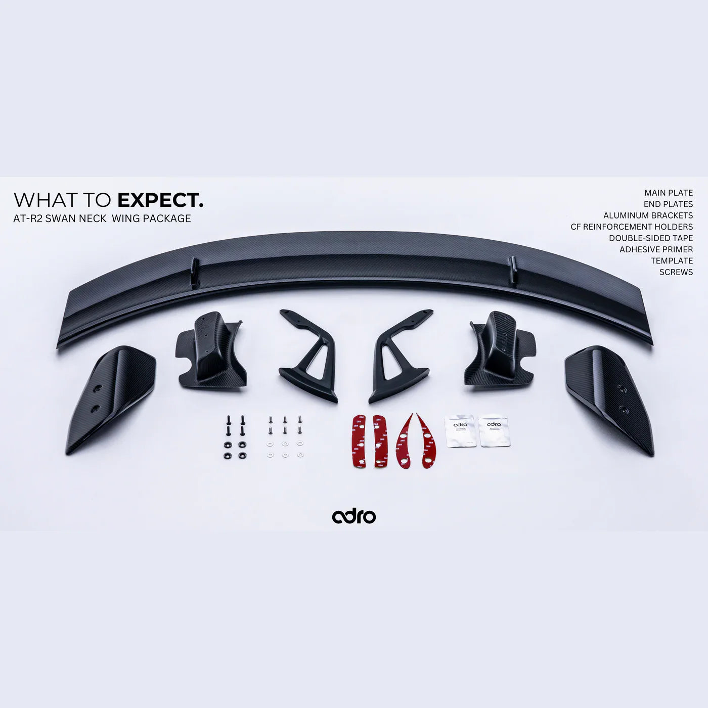 ADRO AT-R2 Carbon Fiber Rear Wing – Toyota GR Supra A90/A91 (MK5)