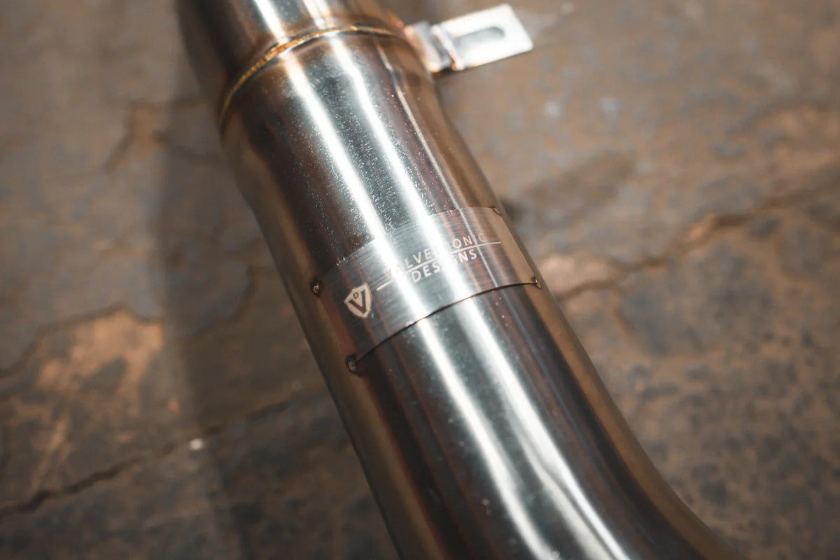 Valvetronic brushed exhaust – mid pipe