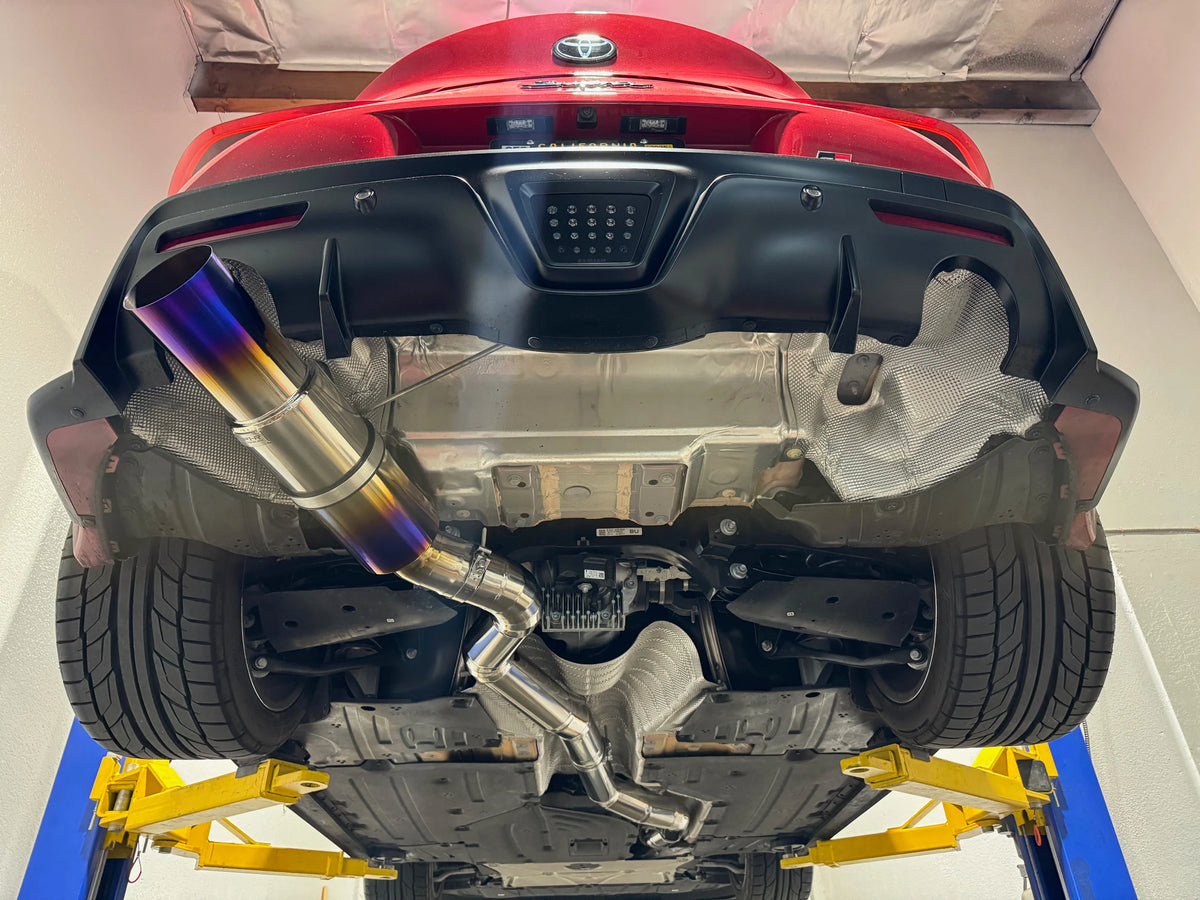 SP1-X 4 inch full titanium single exit exhaust for Toyota GR Supra