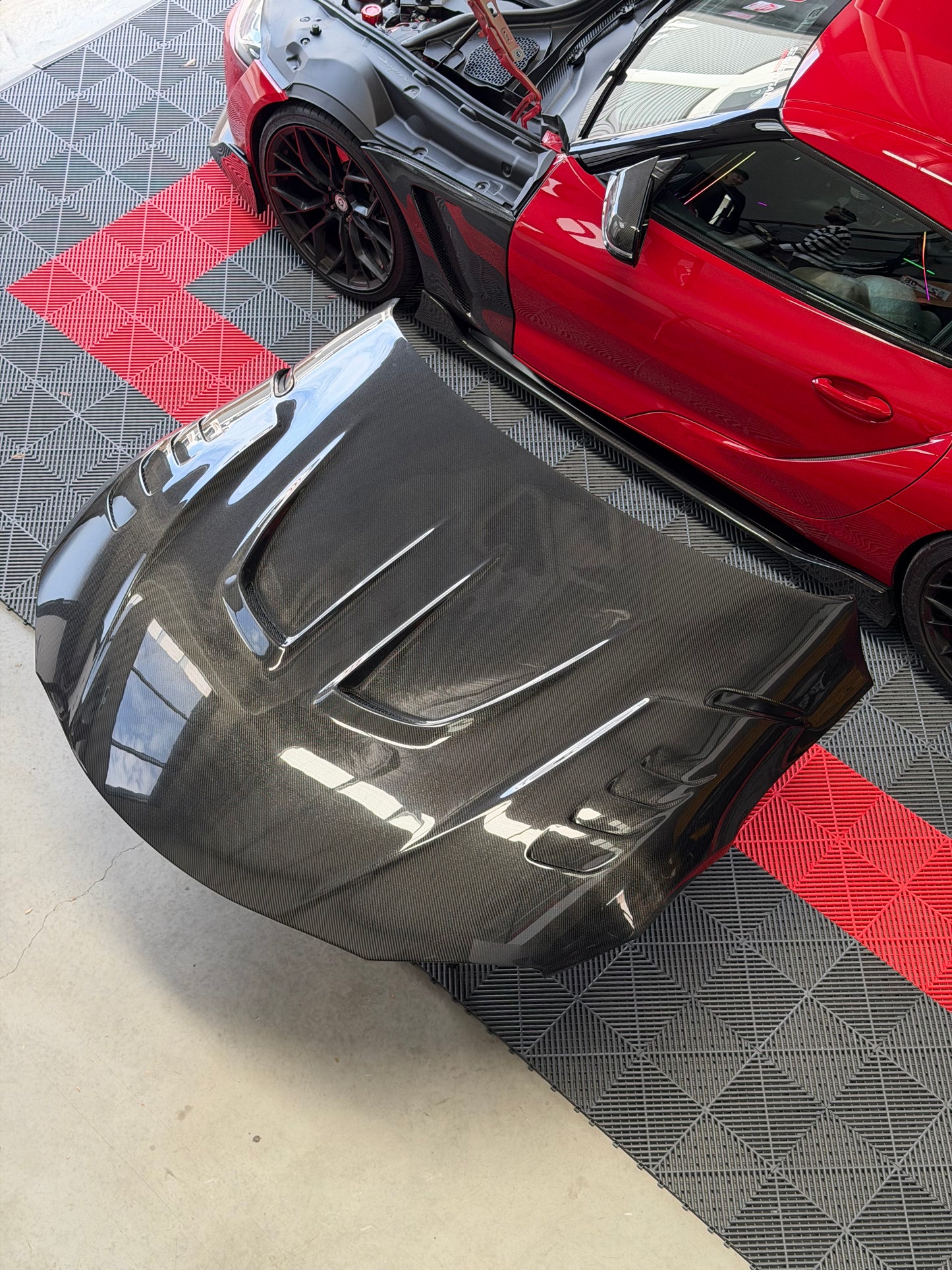 Supra A90 Carbon Fibre Hood