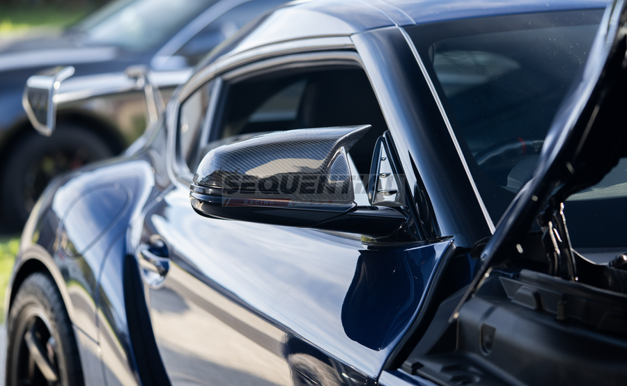 M Style Carbon Fiber Mirror Caps for Toyota GR Supra A90/A91