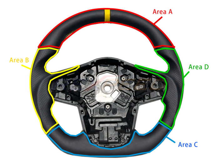 Custom steering wheel by Sequential Racing – Alcantara and carbon