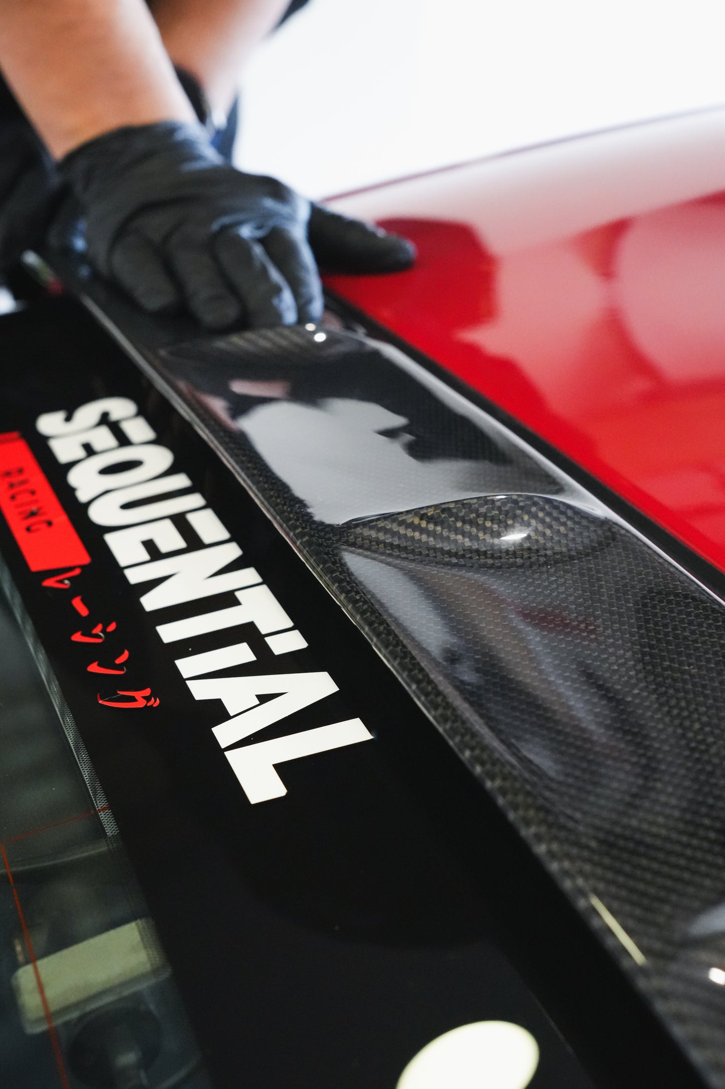AimGain Type Carbon Roof Spoiler Extensions for A90 Supra