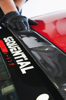 AimGain Type Carbon Roof Spoiler Extensions for A90 Supra