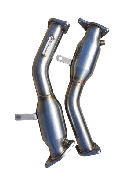 TMR Performance high flow catted downpipes for Nissan Z RZ34 and Nissan Z Nismo RZ34 2023+