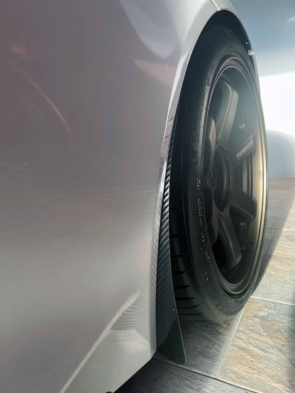 REXPEED Dry Carbon Fiber Rockguards Mudflaps for GR Supra
