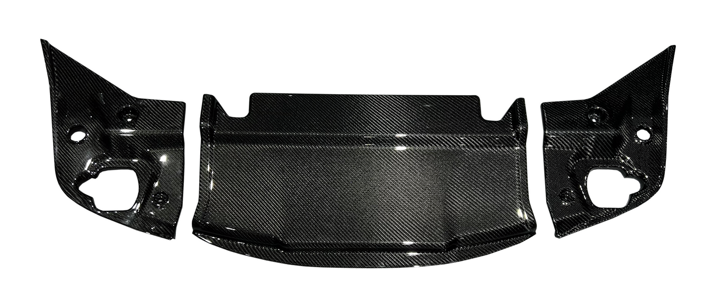 Rexpeed Engine Bay Carbon Fiber Cooling Plate Cover - GR supra