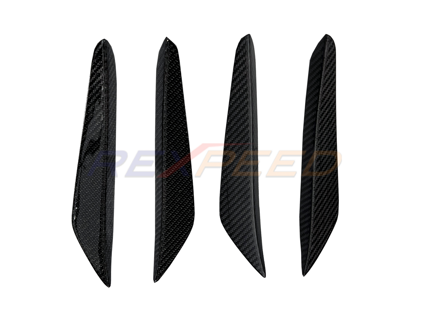 REXPEED V2 Carbon Fiber Front Canards for Toyota GR Supra